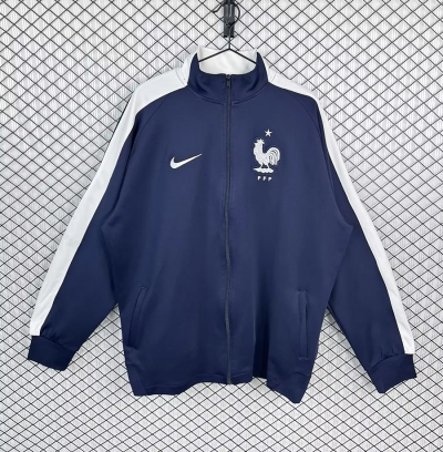 Retro 2014 France blue jacket size S-2XL